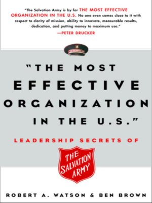 cover image of The Most Effective Organization in the U. S.